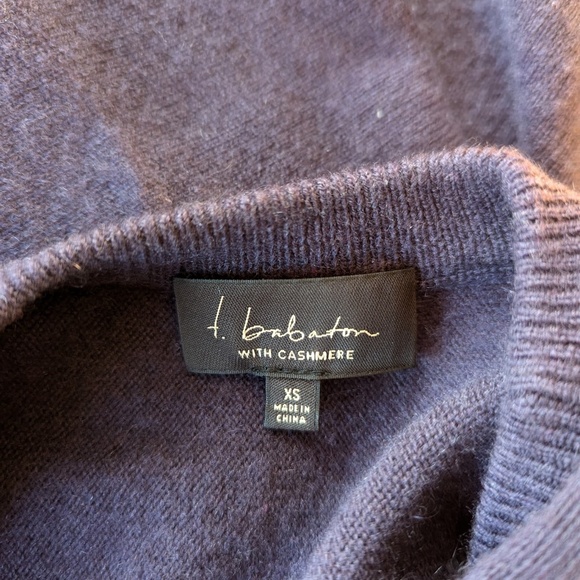 Aritzia Babaton merino-cashmere sweater dress, purple, size xs - Picture 8 of 12